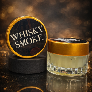 Whiskey smoke solid perfume